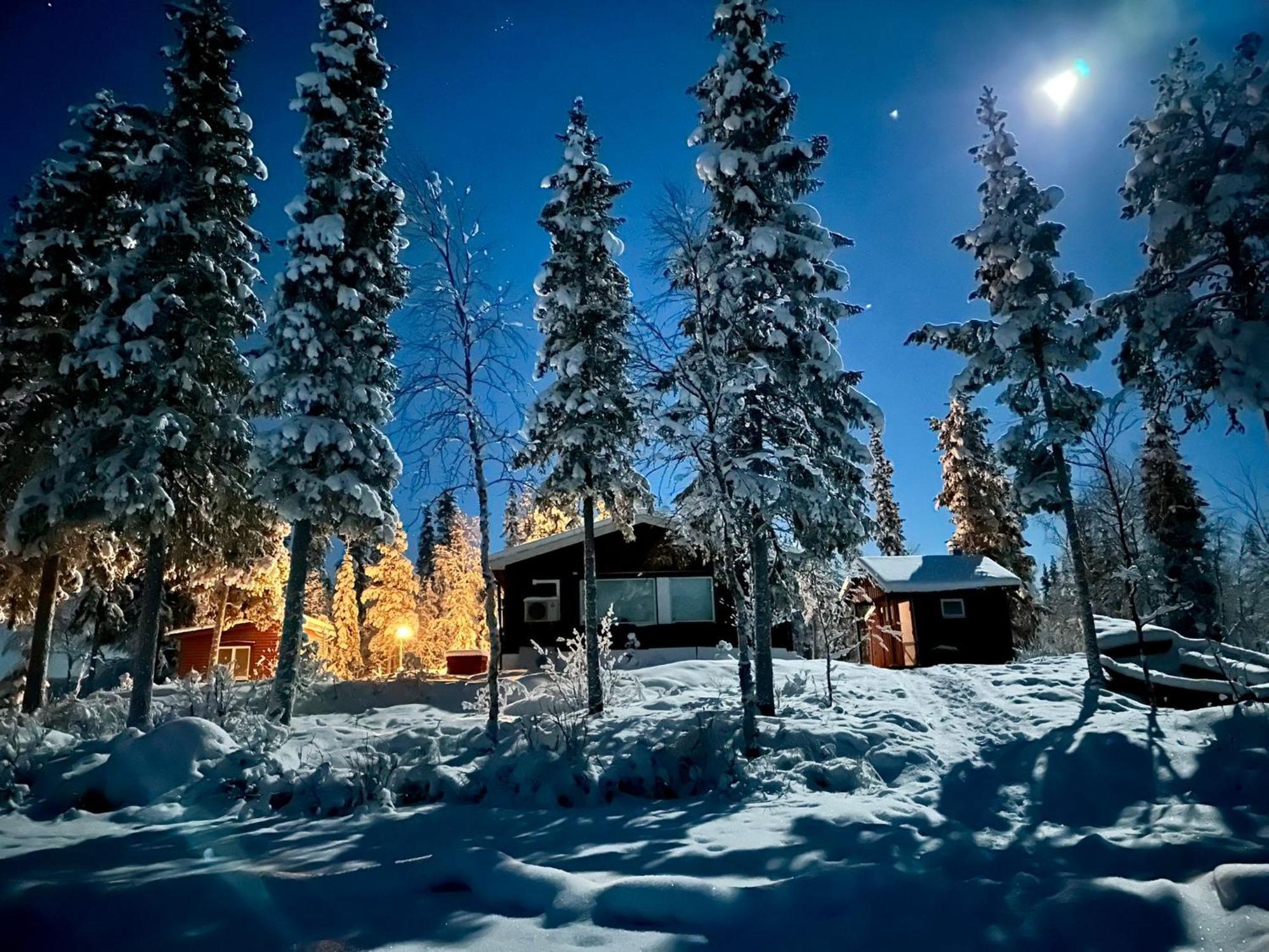 Villa Camp Caroli Family House Jukkasjärvi Exterior foto