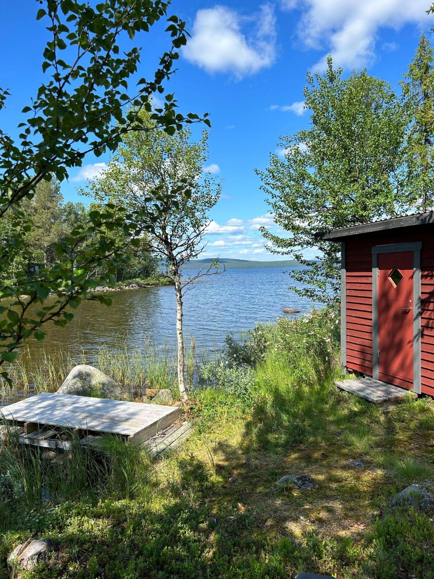 Villa Camp Caroli Family House Jukkasjärvi Exterior foto